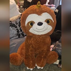 GIANT 55” Brown Sloth Plush Stuffed Animal – Ultra Soft & Cuddly